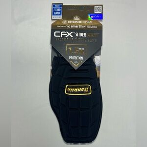 Franklin CFX Slider PRT Youth Protective Glove Mitt Black Gold Reversible Design